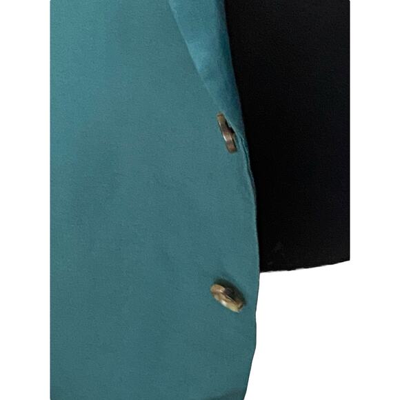 NEW Indochino Mens Teal Green Silk Linen Newbury Blazer Jacket Sz 52 - Picture 7 of 11